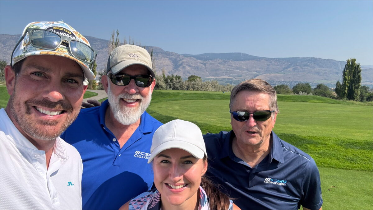 Golf course with mountains