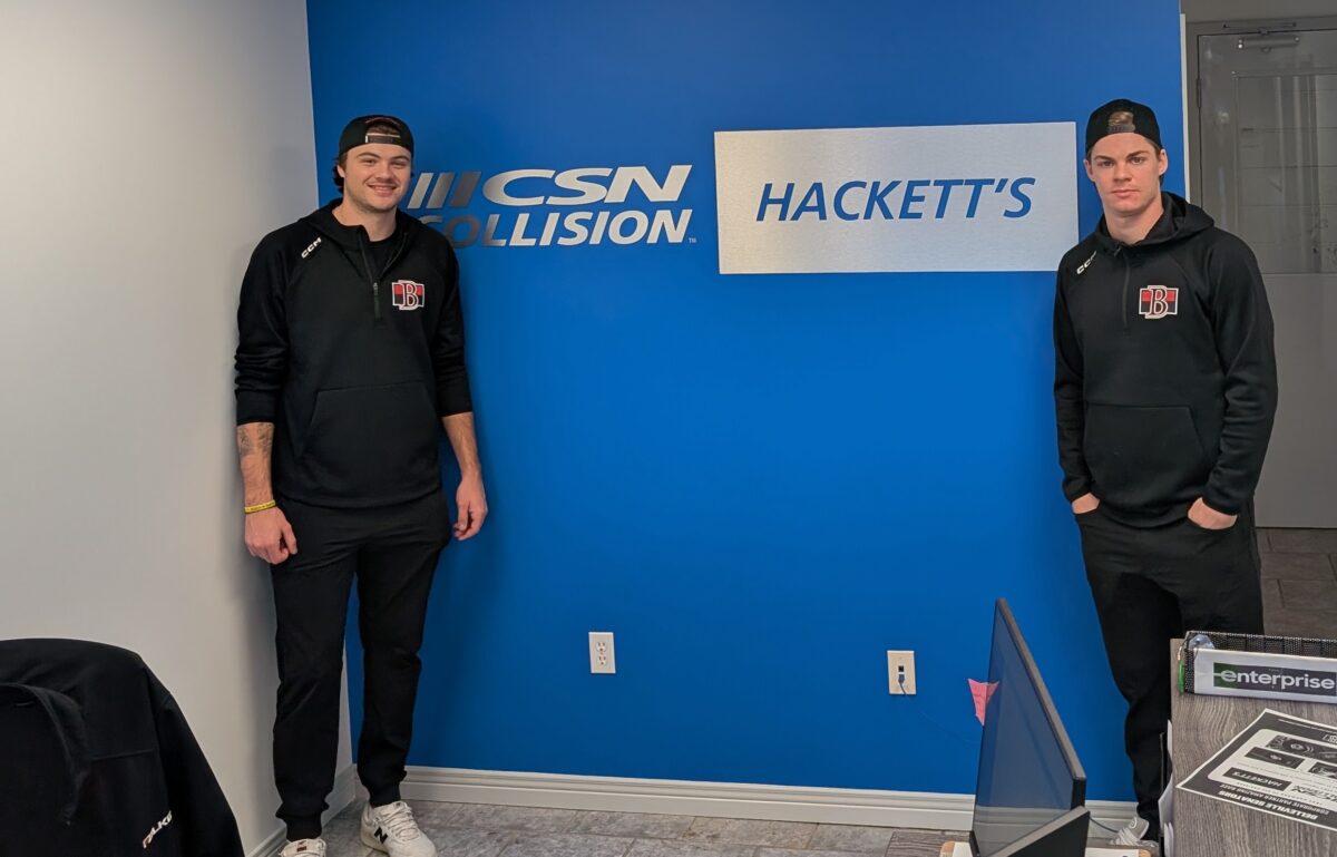 Lift team with Belleville Senators