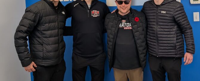 Lift team with Belleville Senators